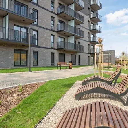 Gdansk Nadmotlawie Apartments - Sauna, Gym&Parking Included In The Price Of The Apartment Exterior foto